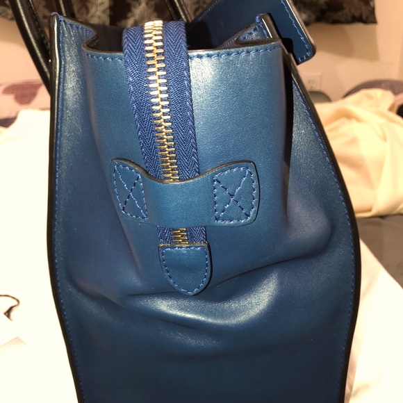 Celine Mini Luggage Handbag Tote in Drummed Calfskin Leather - Picture 7 of 10